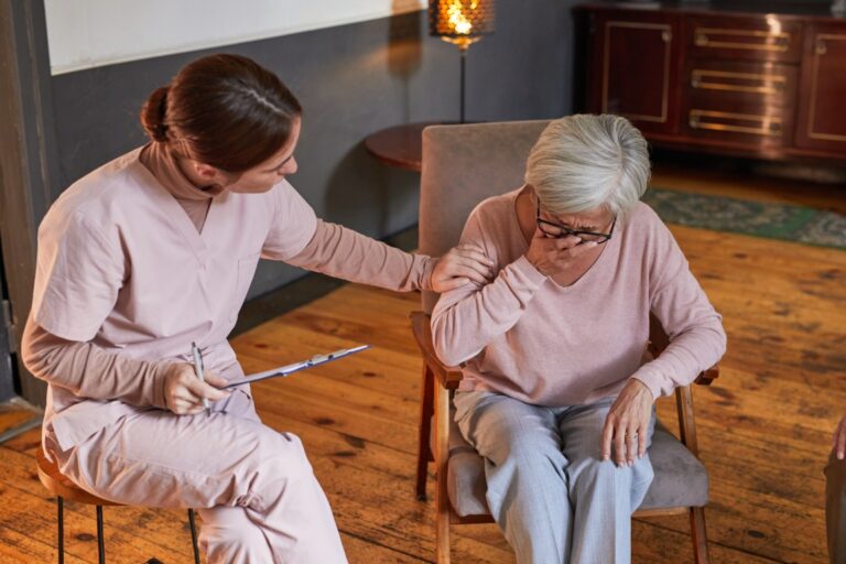 Therapy Session in Nursing Home