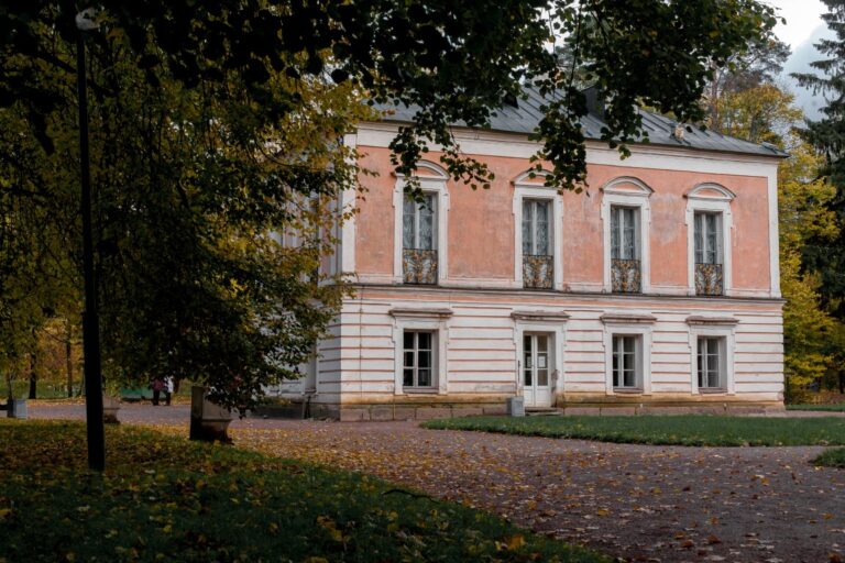 Oranienbaum is Russian royal residence not far from Saint Peters